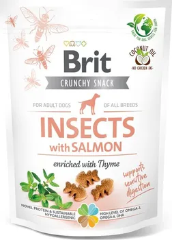 Pamlsek pro psa Brit Care Dog Crunchy Cracker Insects/Salmon/Thyme 200 g