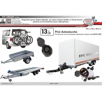 Tažné zařízení Elektropřípojka pro Dacia Jogger 03/2022-> 13pin SV EJ747556, Jaeger-SVC Group