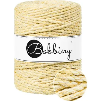 Příze Bobbiny bavlněná šňůra na macramé 3ply XXL banana shake