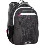 Bagmaster školní batoh BOSTON 20 A Black/Gray/White + gumovací pero Pilot Frixion + 3 roky záruka