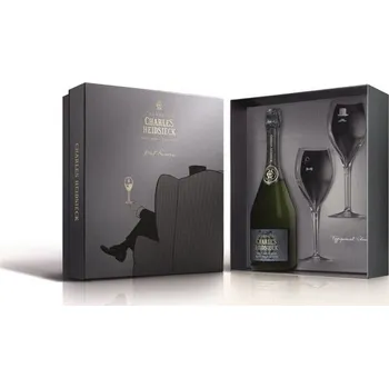 Charles Heidsieck Brut Réserve (0,75l) v dárkové krabičce se skleničkami
