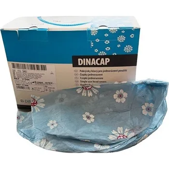 rouška Čepice pro sestry s potiskem, modrá, 100 ks