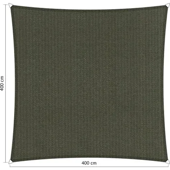 Stínicí technika Lazy Momo Sluneční Čtverec shadow - 4,0 x 4,0 m Barva: Carbon černá