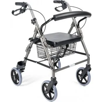 Chodítko pro seniory Chodítko čtyřkolové odlehčené VICTORIA Barva: červená