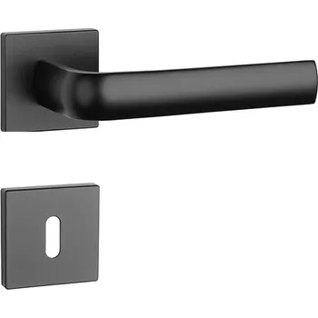 Dveřní kování AS - MELA - HR 7S rozety BB, klika/klika BS - Černá matná