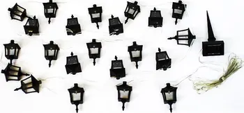 Venkovní osvětlení Garth Lucerničky 24xLED černé