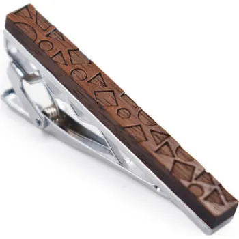 Manžetový knoflíček Gaira® Dřevěná spona na kravatu 709122