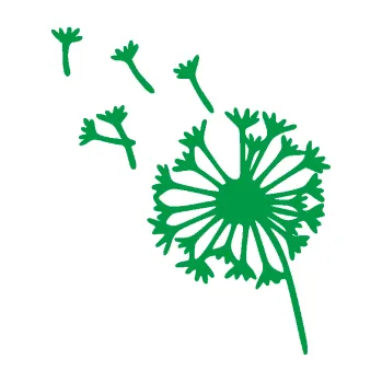 Samolepící dekorace Pampeliška 001 levá (12 - zelená) SAMOLEPKA NA AUTO, NÁLEPKA, FÓLIE, POLEP, TUNING, VLASTNÍ TEXT, TISK, AUTOSAMOLEPKY.cz, POLEPY, OBRÁZEK, LOGO, 3D STICKERS