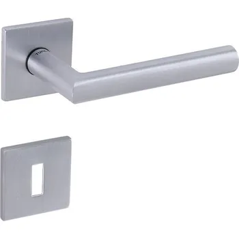 Dveřní kování TI - FAVORIT - HR 4002Q 5S rozety BBQ, klika/klika OCS - Chrom broušený (96)