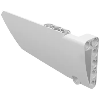 Dětské zboží 64392 White Technic, Panel Fairing #17 Large Smooth, Side A (Bílá Technic, panelová kapotáž #17 Velká hladká, strana A)