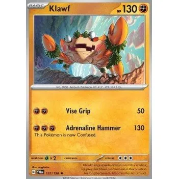 Sběratelská karetní hra Pokémon SV1en 122/198 Klawf - Scarlet & Violet Stav: Near Mint, Verze: HOLO