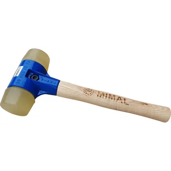 Palice Gumová palice MIMAL 1,6kg MB11 mekčená guma (Vhodné na obrubníky,dlažbu nebo elektrikářské práce)