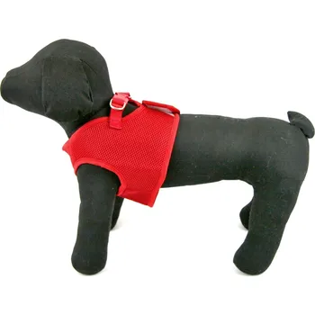 Postroj pro psa Akinu DELUXE Nylonový postroj pro psy středních plemen červený 48 cm