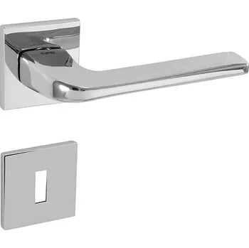 Dveřní kování TI - DARA - HR 4007Q 5S rozety WC, klika/klika OC - ​​Chrom lesklý (03)