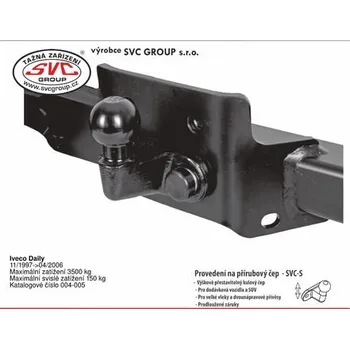 Tažné zařízení Tažné zařízení Iveco Daily DO 3,5 t Van / BUS 05/1999->08/2006 SV 004-005, SVC GROUP
