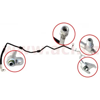 Sušič klimatizace hadice klimatizace (mezi výparníkem a sušičkou) 1.4, 1.6, 1.8, 2.0, 2.8, 1.9TDi (ŠKODA, VW)