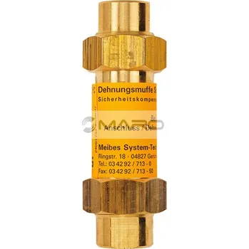 Instalatérský materiál Meibes Vsuvka kompenzační SI10 s přípojkou pro pájení 18 mm, M62418