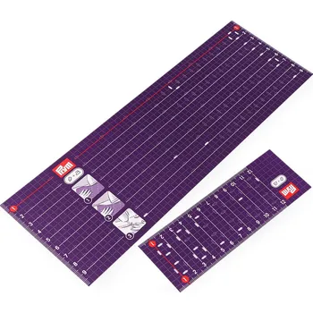 Univerzální zažehlovací pravítko Prym, barva fialová