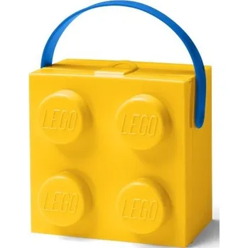 Dětské zboží Lego box na svačinu s rukojetí - žlutý