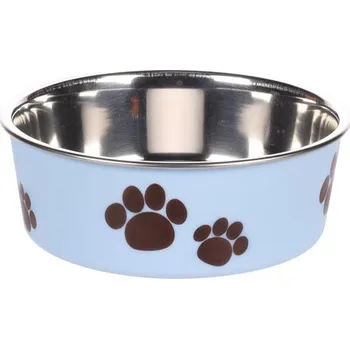 Miska pro psa Miska nerez Kena Flamingo sv.modrá - různé velikosti 0,3-2,2l svmodrá: 300ml