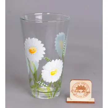 Sklenice Longovka - kopretiny