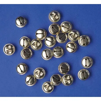 Vánoční dekorace Rolničky 25ks 15mm