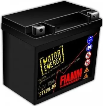 Motobaterie FIAMM FTX20L-BS 12V 18Ah