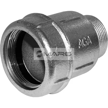 Instalatérský materiál AGAflex Spojka svěrná litinová s vnějším závitem AK 2" (52,0 - 54,8 mm) x 2", 10010054