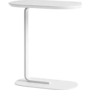 Konferenční stolek Stolek Muuto RELATE SIDE TABLE - zvolte provedení Výška stolu: 60,5 cm, Barva stolu: Bílá (Off-white)