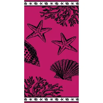 Oboustranná plážová osuška Lovely Home Baleari růžová