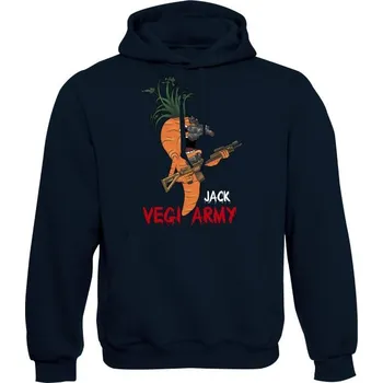Pánská mikina Mikina s kapucí Jack - Vegi army - námořní modrá