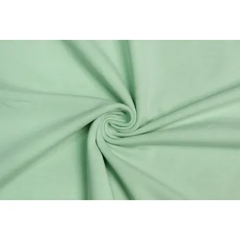Teplákovina elastická BIO zelenkavá 250 g/m2