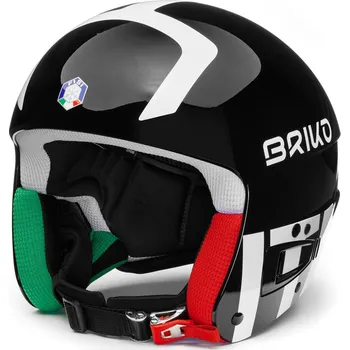 Cyklistické kalhoty Lyžařská helma Briko Vulcano Fis 6.8. Epp Fisi - Shiny Black White