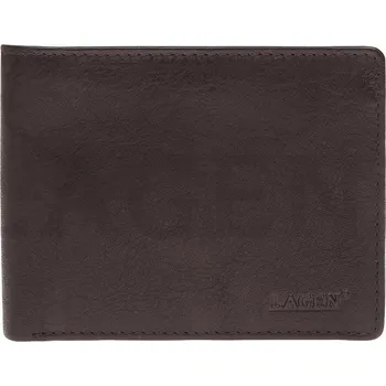 Peněženka Lagen pánská peněženka kožená 2104/E - hnědá - BRN