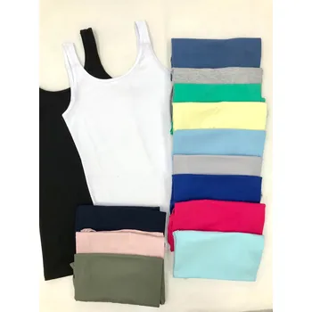 Latynka tílko, kulatý výstřih 8496 barva: pudrová, velikost: L/XL