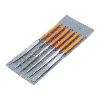 pilníky diamantové jehlové, sada 6ks, 160mm