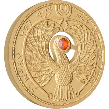 Stříbrná mince Indiana Jones™ - Dobyvatelé ztracené archy™ 1 Oz 2023 Gilded PROOF