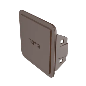 okap BRYZA Zaklapávací plastový kryt čistícího kusu, Hnědá RAL 8017