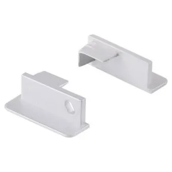 Stavební profil Koncovka LED profilu VE s otvorem stříbrná McLED ML-762.029.74.1