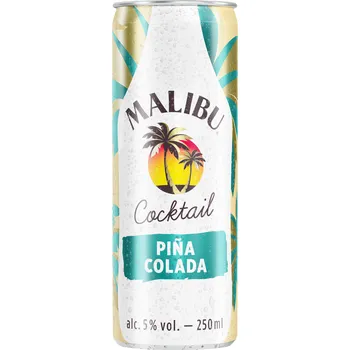 Míchaný nápoj Malibu Cocktail Pina Colada 0,25 l