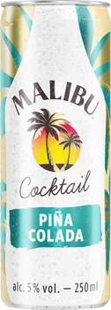 Míchaný nápoj Malibu Cocktail Pina Colada 0,25 l