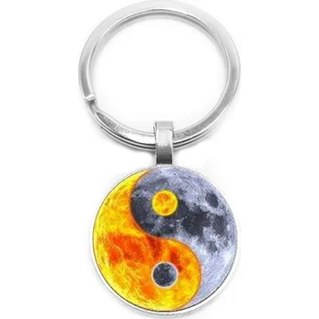 Přívěsek na klíče jin jang