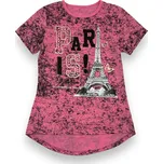 Sezon Dívčí trička s krátkým rukávem PARIS Barva: Růžová, Velikost: 152