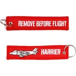 Klíčenka REMOVE BEFORE FLIGHT / HARRIER