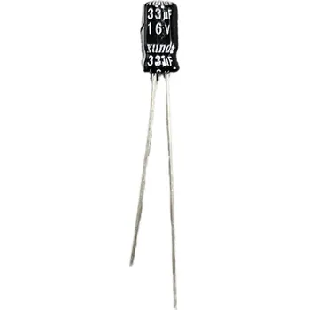 Kondenzátor Elektrolytický kondenzátor Xunda 33uF/16V 4x7mm 20%