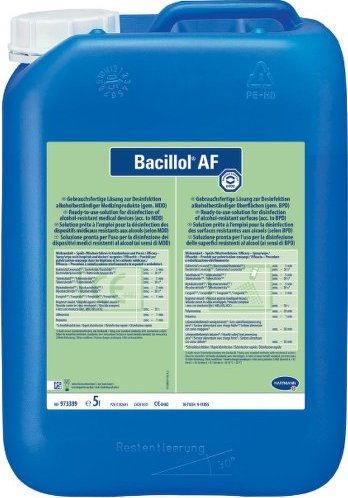 Hartmann-Rico Bacillol AF 5 l – rychleschnoucí dezinfekce povrchů