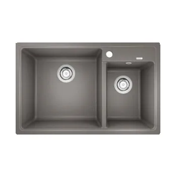 Granitový dřez Blanco LEGRA 8 Silgranit šedá vulkán dřez vlevo - 527272 + ZÁRUKA 3 ROKY ZDARMA