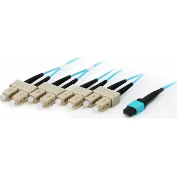 Síťový kabel Vybavit MTP Fiber Optic Patchord - SC, OM4, 7M (25557407)