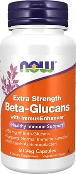 Přírodní produkt Now Foods Extra Strength Beta-Glucans 250 mg 60 cps.