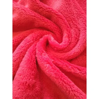 Coral cosy fleece tmavě růžová, látka, metráž